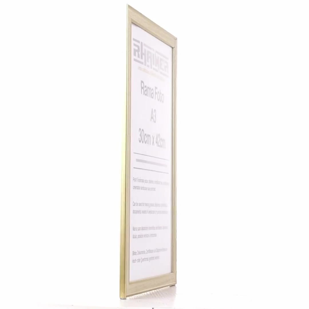 Porto golden photo frame A3
