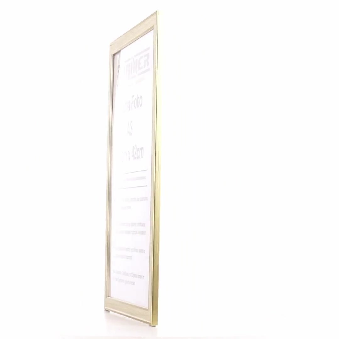Porto golden photo frame A3
