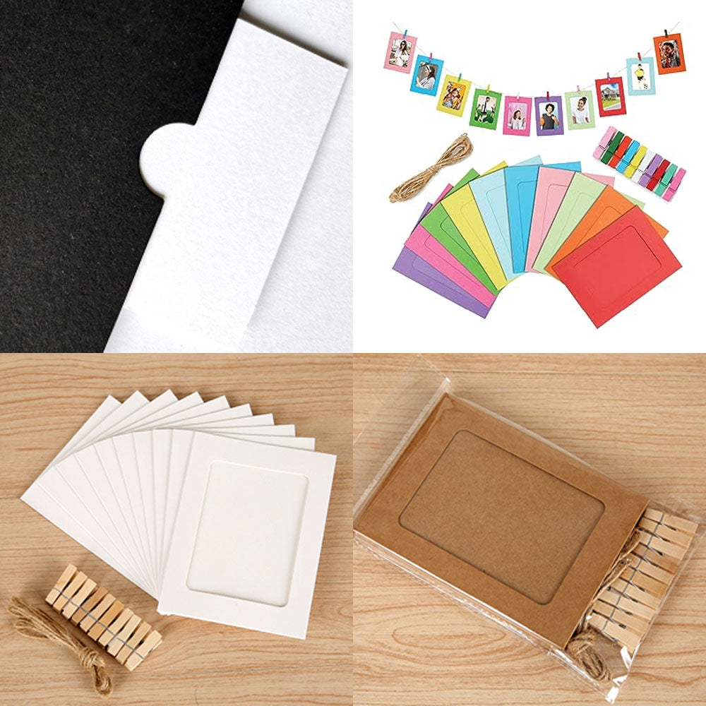 Set rame foto ghirlanda multicolor