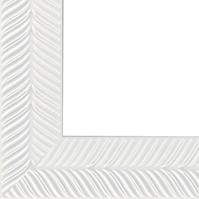 Rama foto Leon alb texturat 10x15