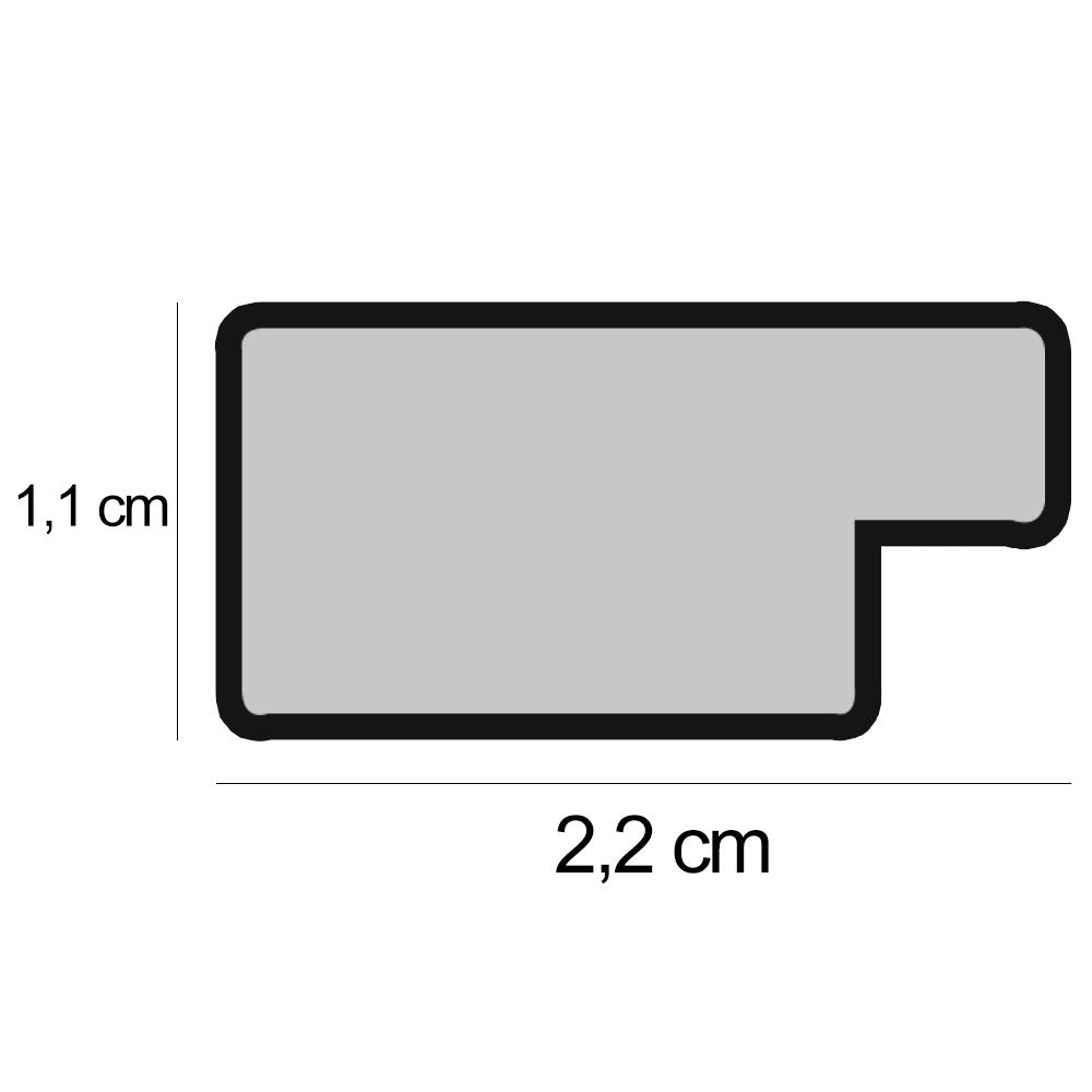 Rama foto Leon auriu texturat 13x18 FP086131852 - Green Print