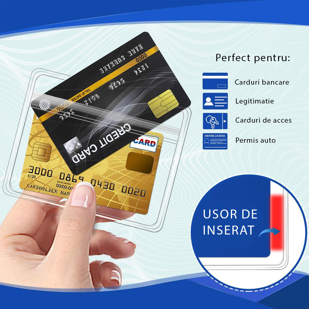 Suport legitimatie PVC verticala