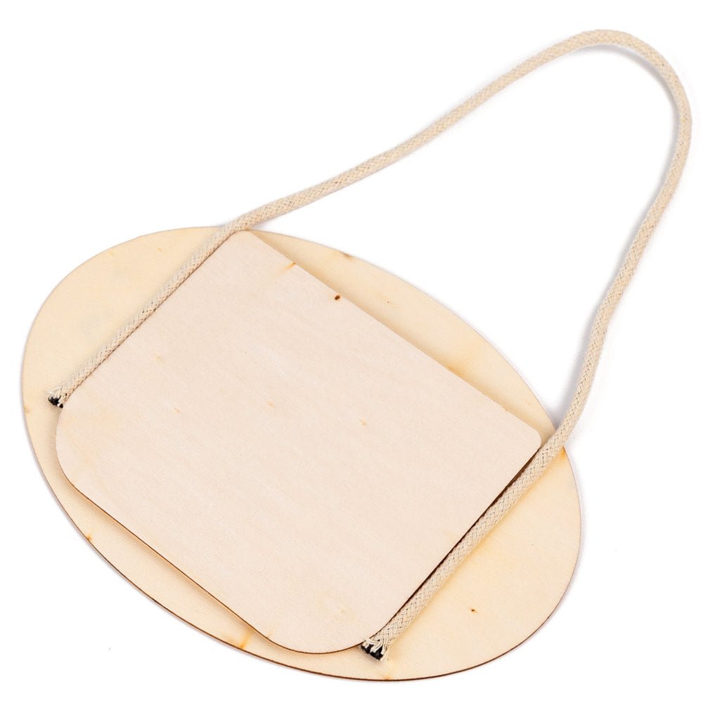 Rama foto lemn oval inima WD102925 - Green Print