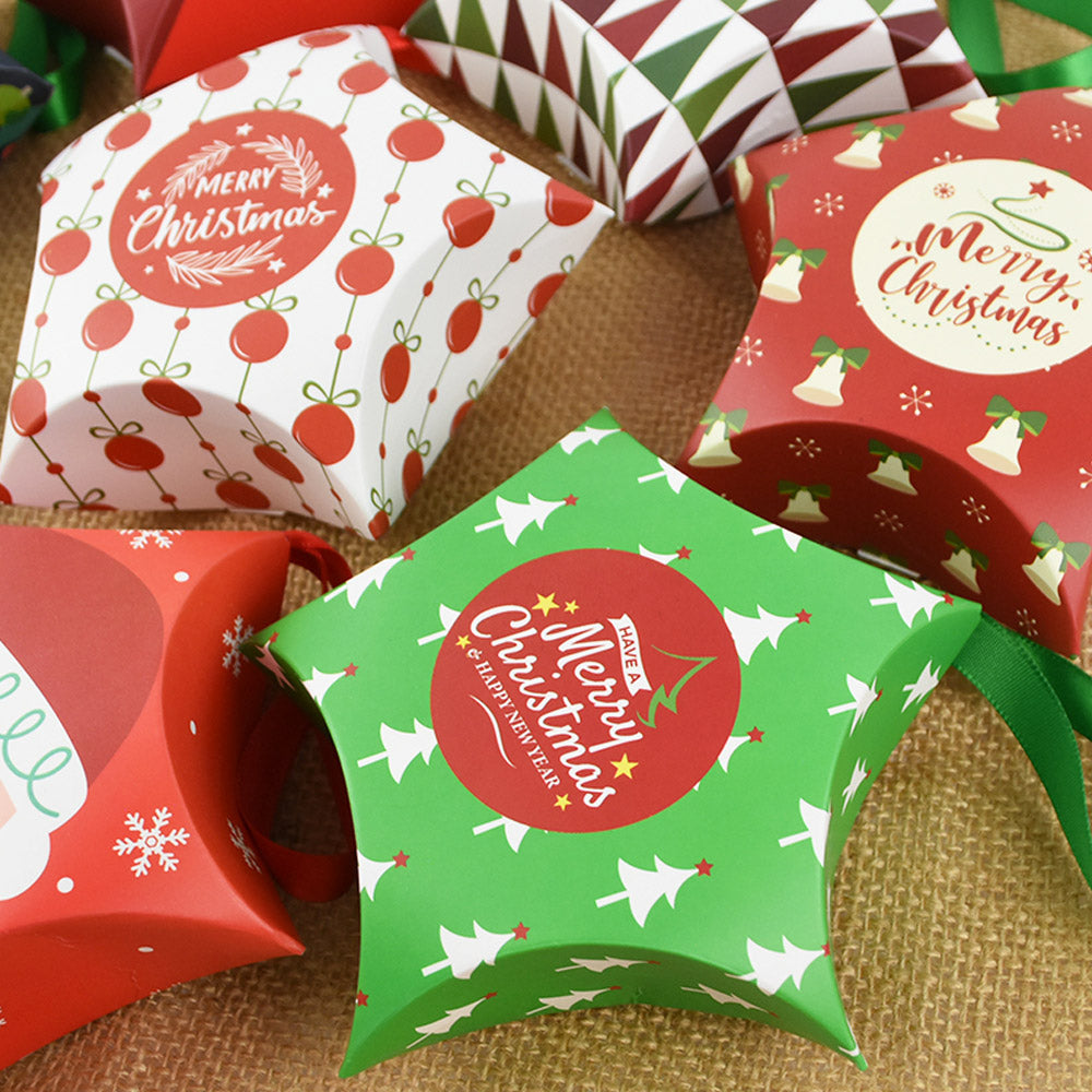 Ornament de brad din carton CRACIUN1 - set 10 buc