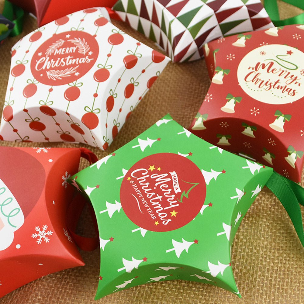 Ornament de brad din carton CRACIUN4 - set 10 buc FC257888-4 - Green Print