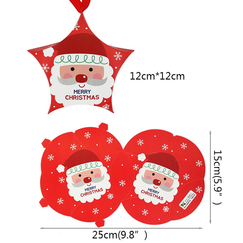 Ornament de brad din carton CRACIUN6 - set 10 buc FC257888-6 - Green Print