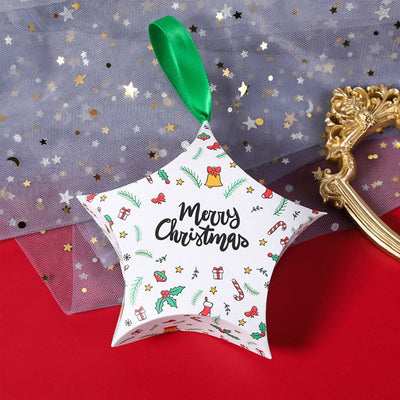 Ornament de brad din carton CRACIUN9 - set 10 buc