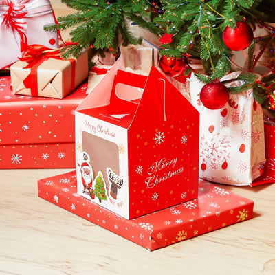 Cutie cani 3D Craciun rosu+alb B7164998 - Green Print