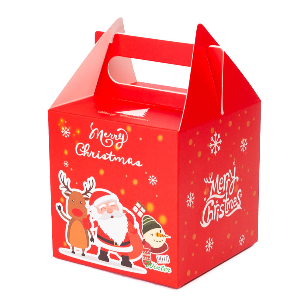 Cutie cani 3D Merry Christmas rosu