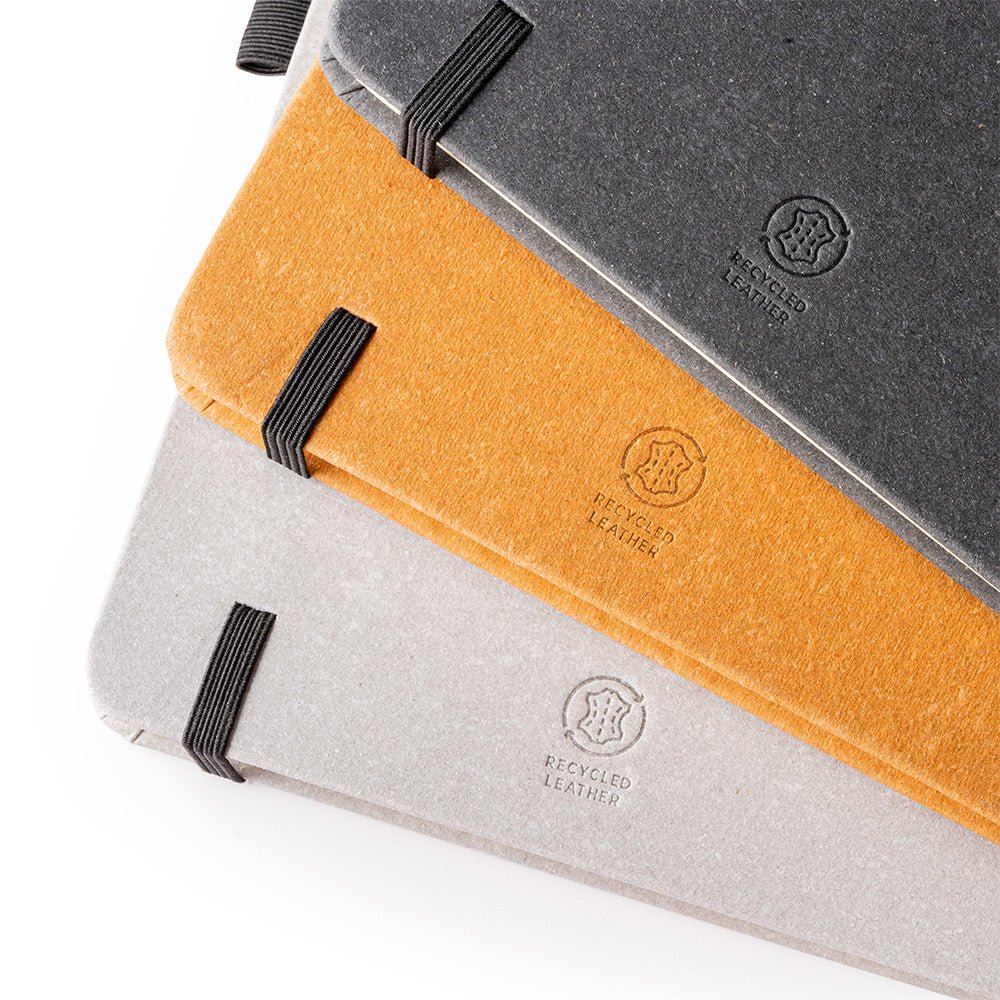 Agenda din piele reciclata A5 NB7974S147 - Green Print