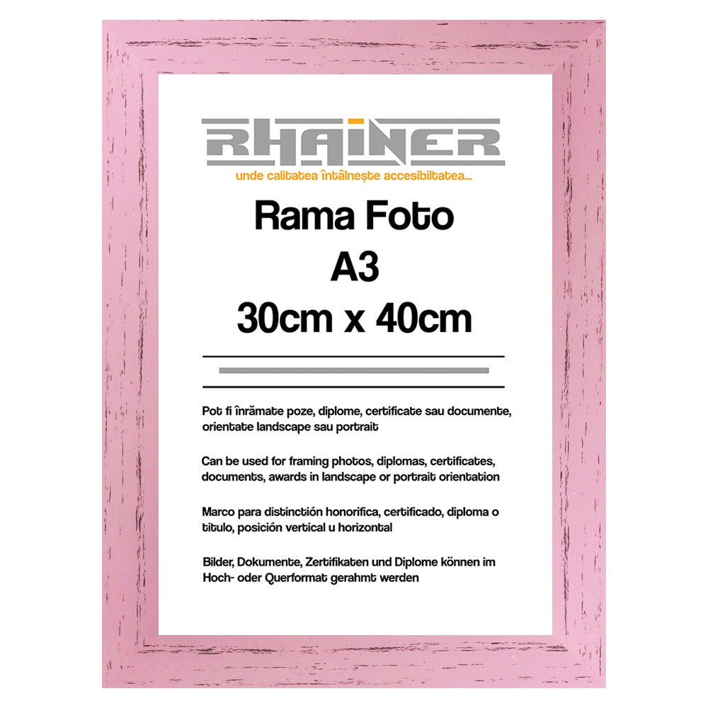 Rama foto Leon roz A3