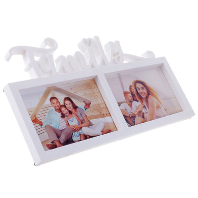 Rama foto colaj Family 2 poze HS002144 - Green Print
