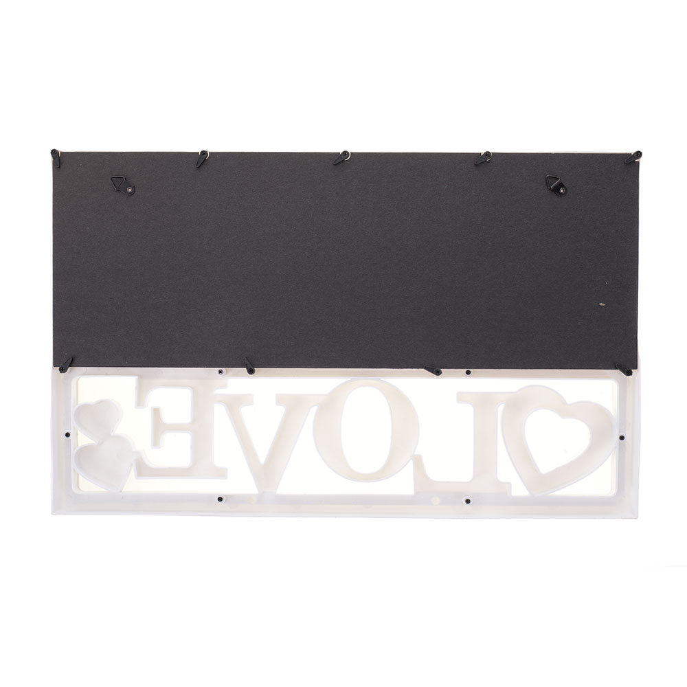 Rama foto colaj LOVE inimi 4 poze HS318954 - Green Print