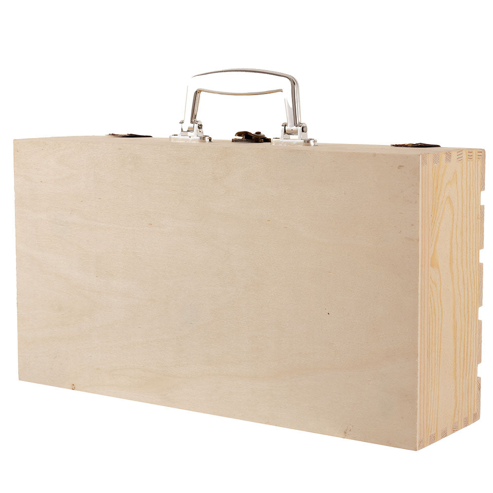 Cutie lemn tip cufar pentru 2 sticle de vin