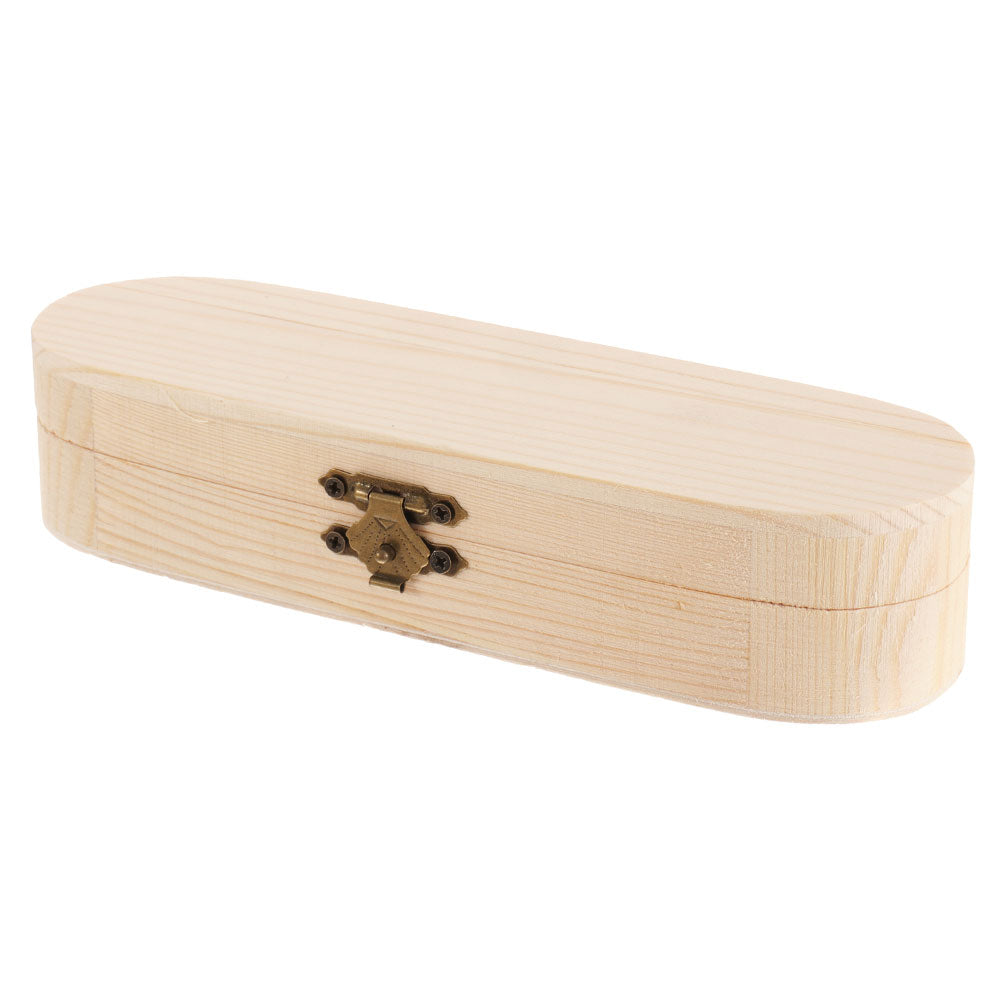 Cutie de lemn rotunjita PEN 18x6x4