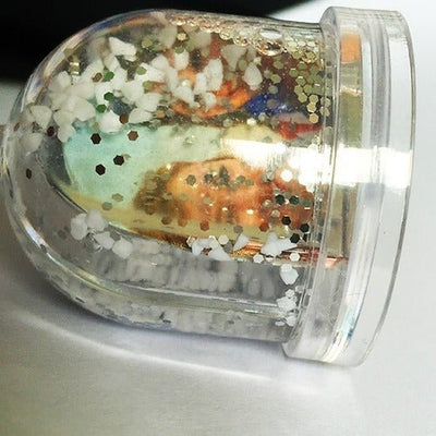 Breloc glob foto GL231 - Green Print