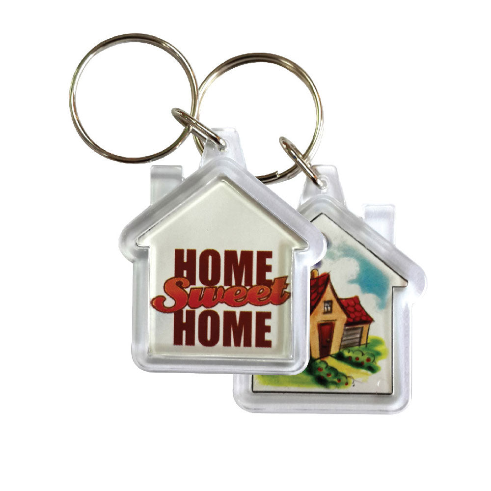 Breloc plastic insertie foto Casa - set 100 buc
