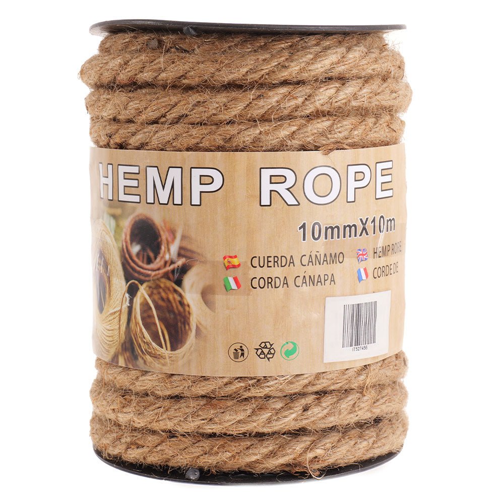 Rola sfoara iuta groasa 10mm x 10m IT527456 - Green Print