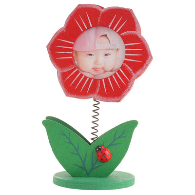 Mini rama foto lemn floare de primavara