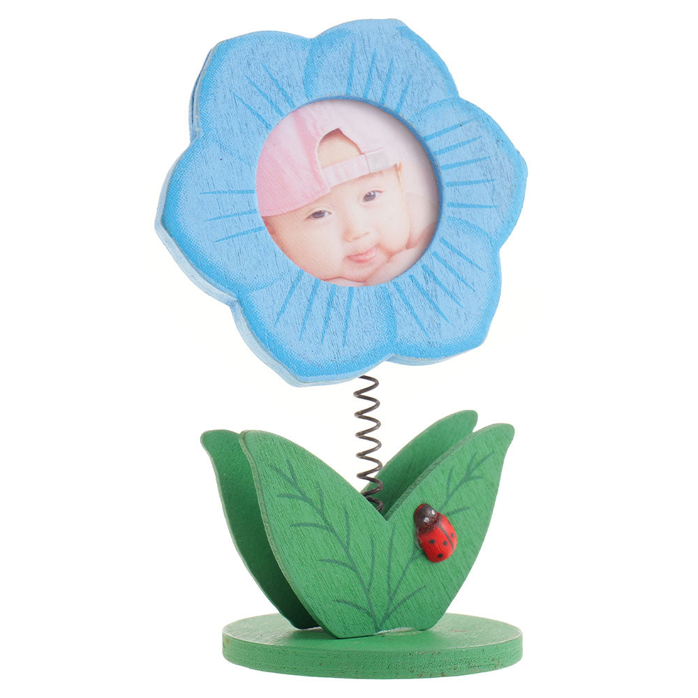 Mini rama foto lemn floare de primavara