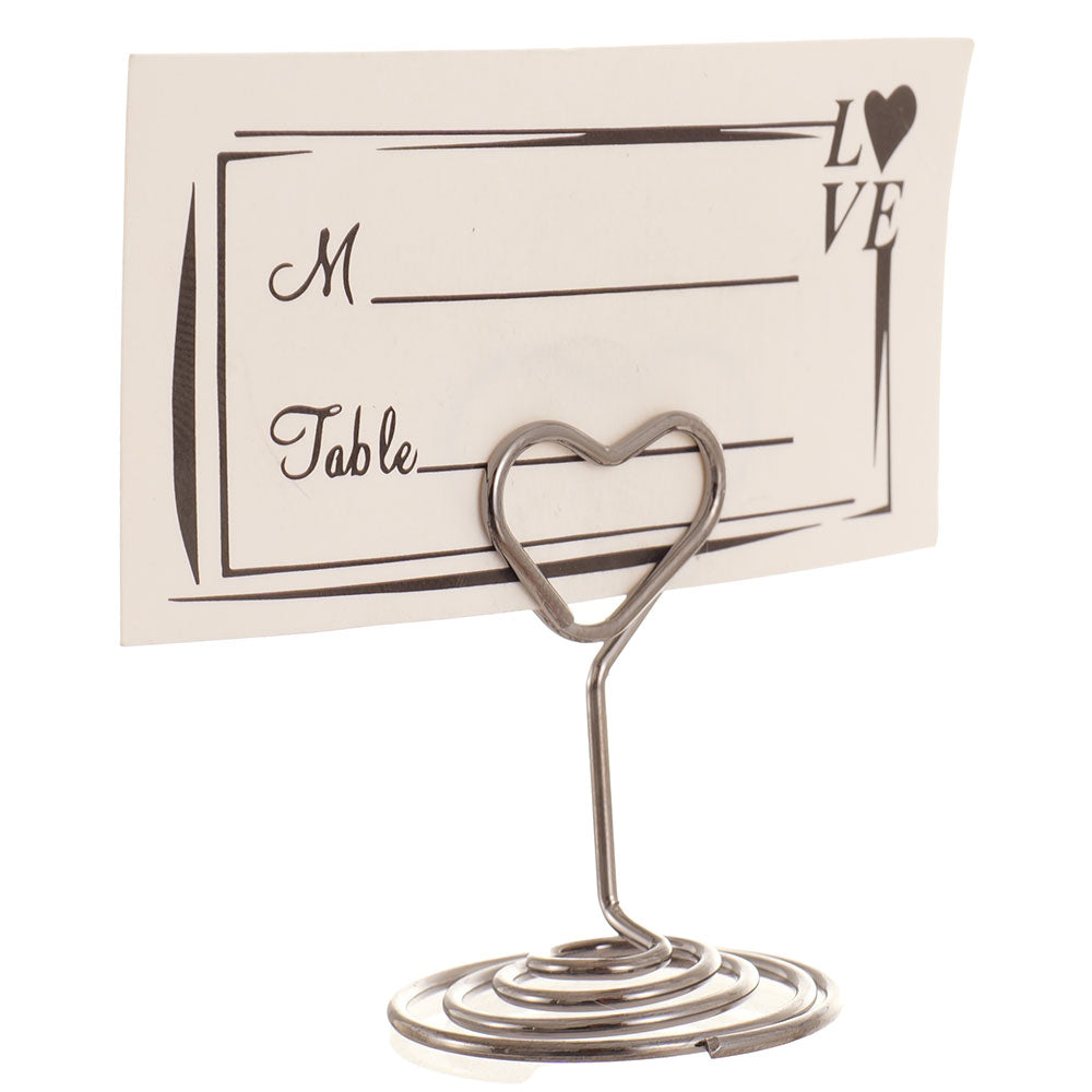 Suport metalic numere de masa Place Card - INIMA