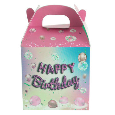 Cutie cani cu maner HAPPY BIRTHDAY roz B156411 - Green Print
