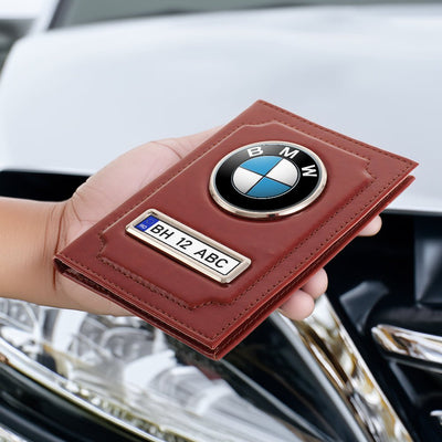 Portofel acte AUTO sigla si numar inmatriculare - maro TC361014 - Green Print