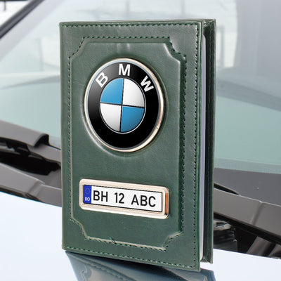 Portofel acte AUTO sigla si numar inmatriculare - verde inchis TC361017 - Green Print