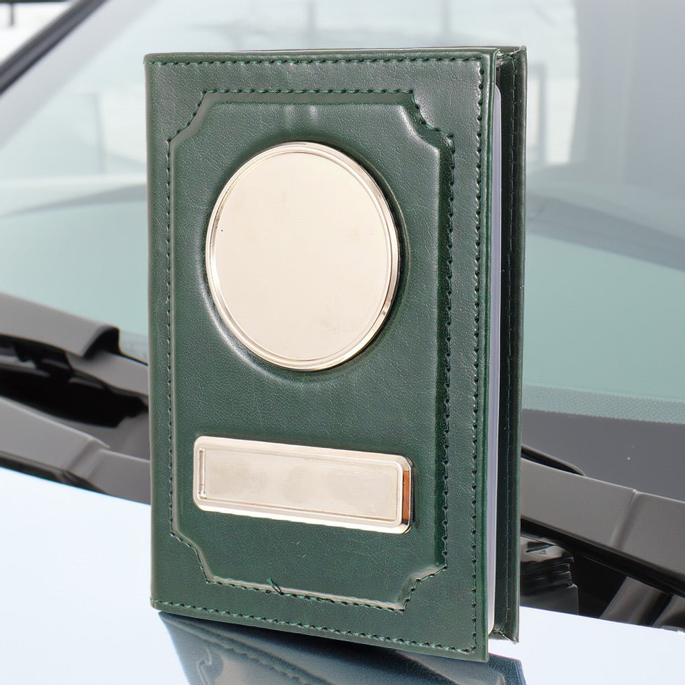 Portofel acte AUTO sigla si numar inmatriculare - verde inchis TC361017 - Green Print