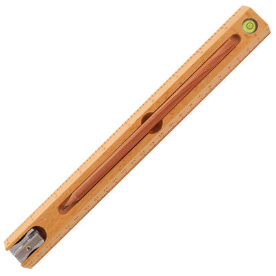 Set de lemn - creion, ascutitoare, rigla, boloboc IS163518 - Green Print