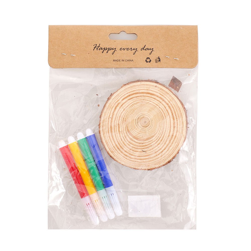 Set de colorat Felie de Lemn DY217168 - Green Print