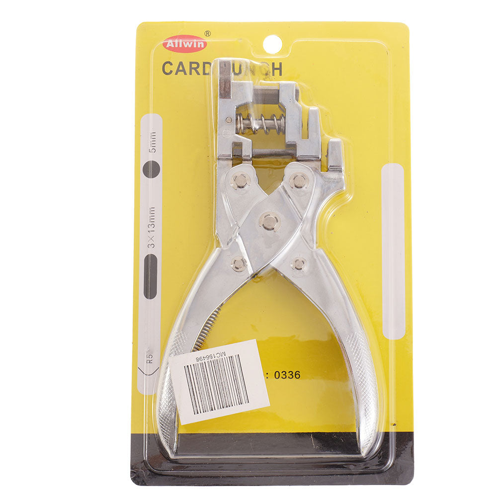 Perforator 3in1 de carduri, hartie, etichete - tip cleste