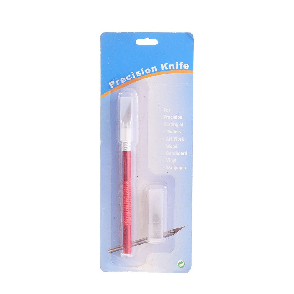 Cutter de precizie cu lame de rezerva - tip bisturiu MC154985 - Green Print