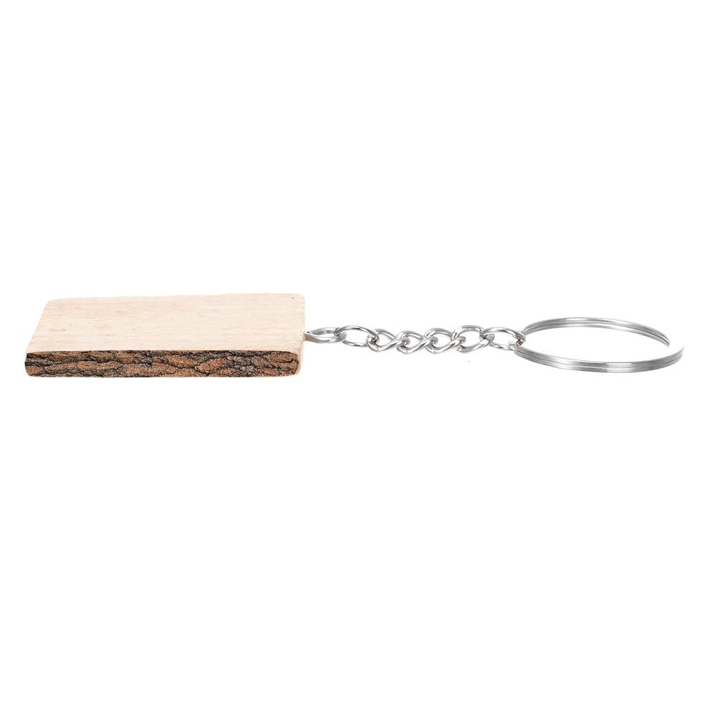 Breloc din bucata de lemn bruta WD911347 - Green Print
