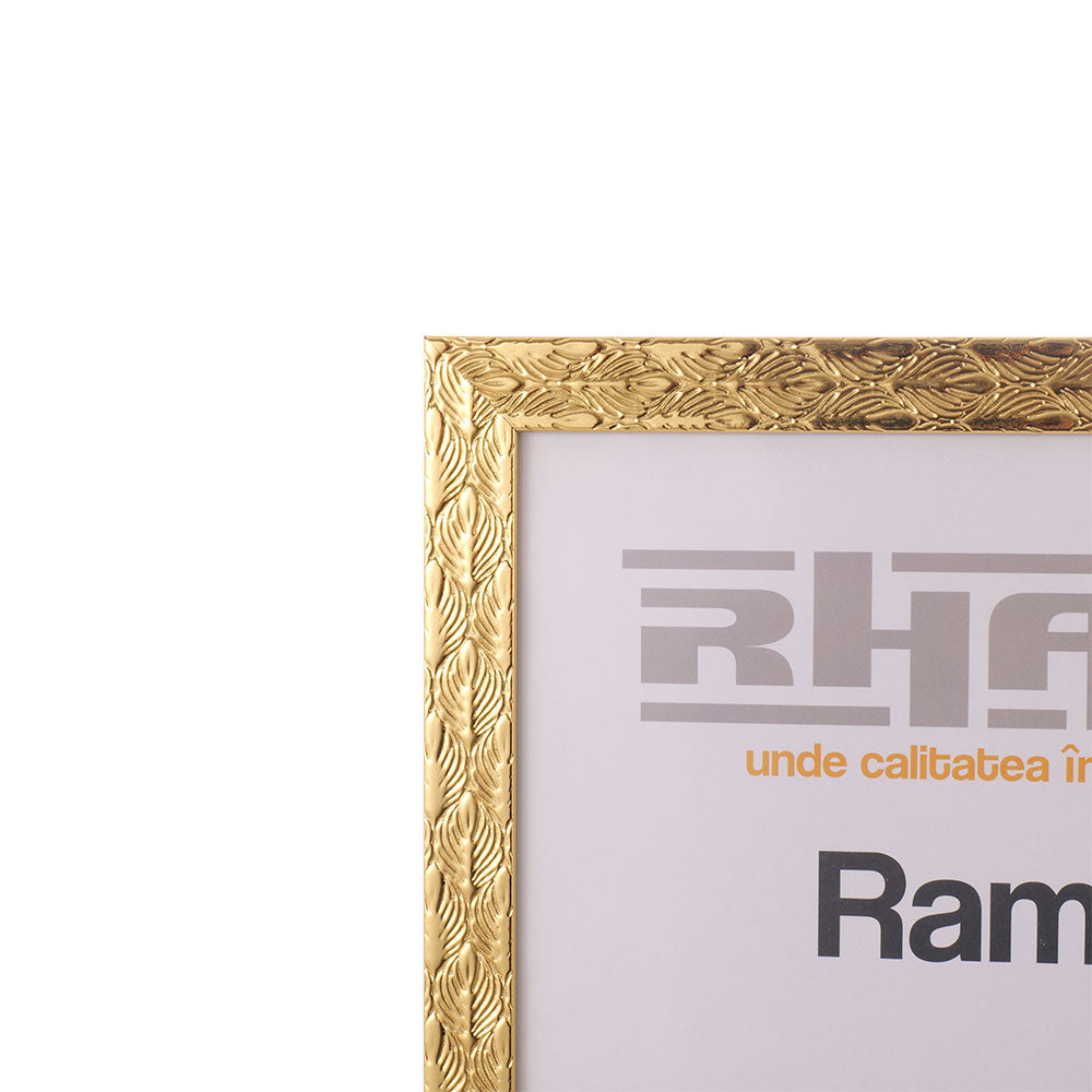 Rama foto Leon auriu texturat A3