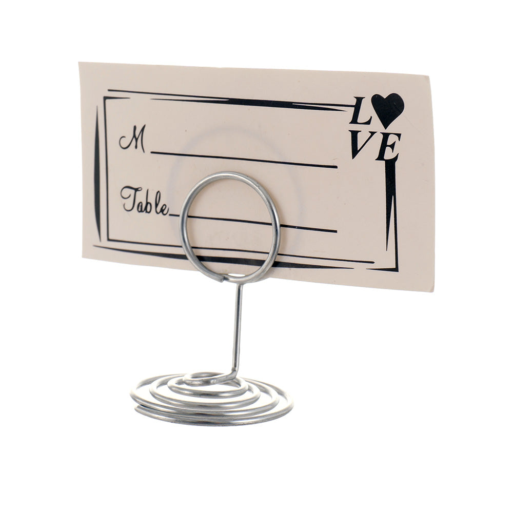 Suport metalic numere de masa si place card - ROTUND
