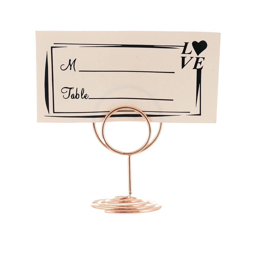 Suport metalic numere de masa si place card - ROTUND