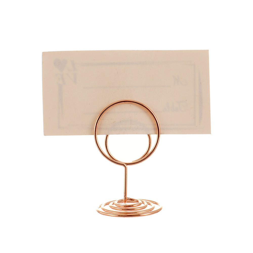 Suport metalic numere de masa si place card - ROTUND
