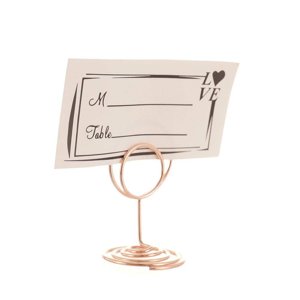 Suport metalic numere de masa si place card - ROTUND
