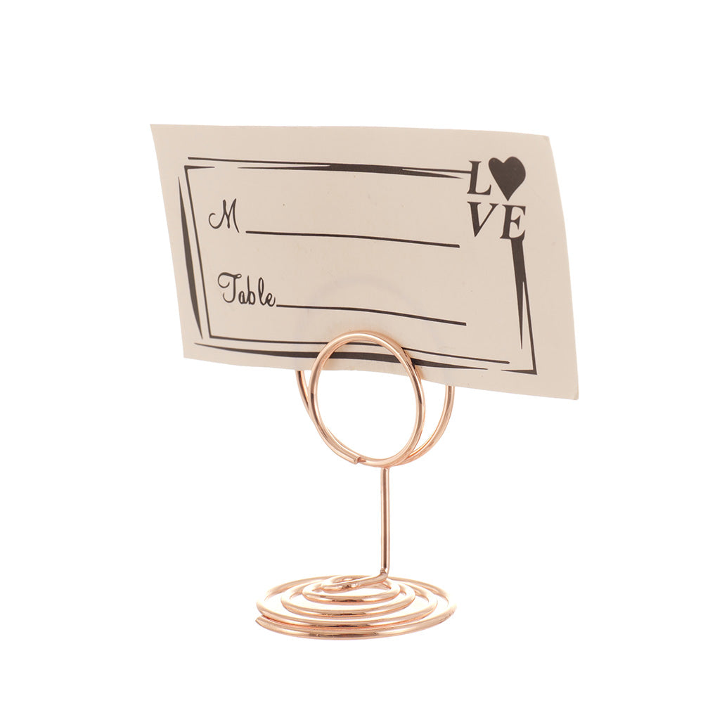 Suport metalic numere de masa si place card - ROTUND