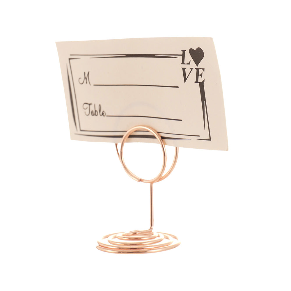 Suport metalic numere de masa si place card - ROTUND