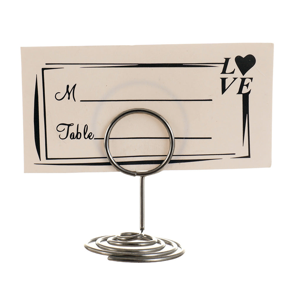Suport metalic numere de masa si place card - ROTUND