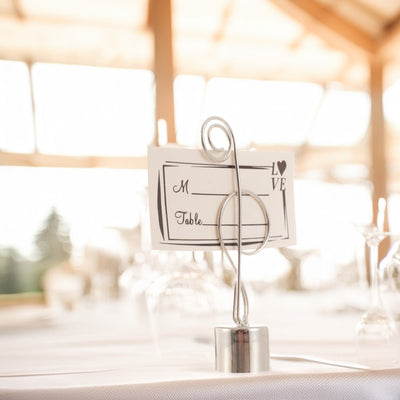 Suport metalic numere de masa si place card - CHEIA SOL SM200115 - Green Print