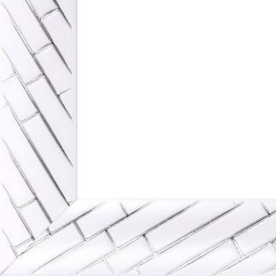 Rama foto Barrio alb+argintiu A4 FP07101A4 - Green Print