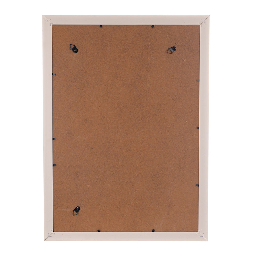 Rama foto Barrio alb+argintiu A3