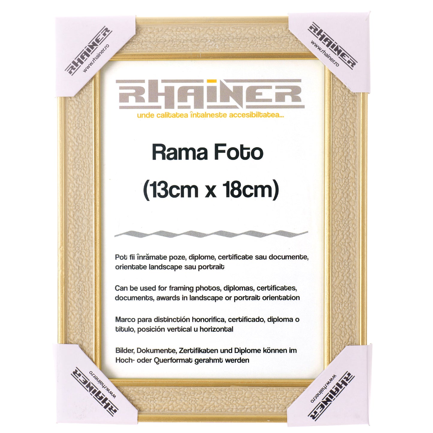 Rama foto Porto auriu 13x18