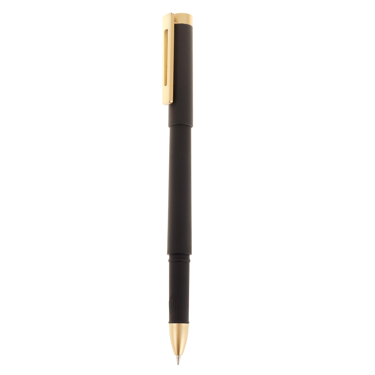 Pix plastic cu capac negru+auriu BIRRO