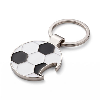 Breloc metalic sublimabil Minge de Fotbal BR354722 - Green Print