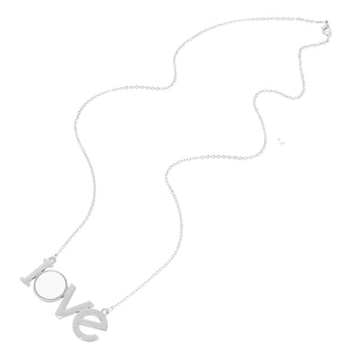 Colier metalic LOVE2 - sublimabil