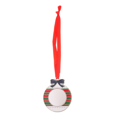 Metal Christmas Tree Ornament GLOB - Sublimation